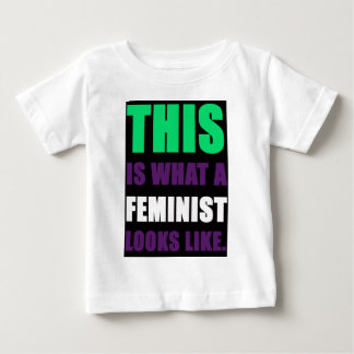 T-shirt Pour Bébé Est c'à ce qu'un féministe ressemble