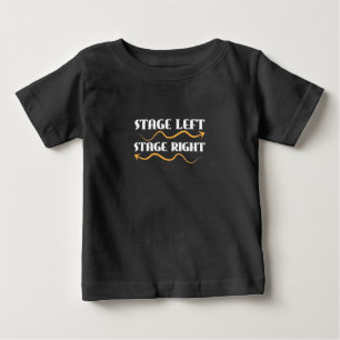 T-shirt Pour Bébé Étape Acteur Étape Gauche Droite