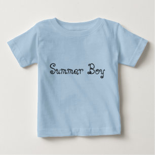 T-shirt Pour Bébé Été Typographie Garçon Baby Romper