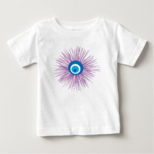 T-shirt Pour Bébé étoile chanceuse pink1