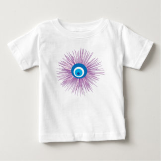 T-shirt Pour Bébé étoile chanceuse rose1