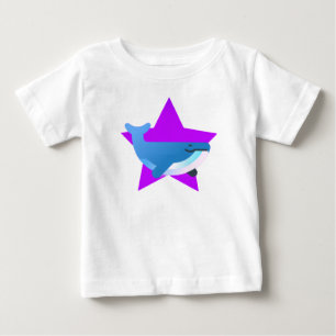 T-shirt Pour Bébé Étoile, La Baleine, Baleine
