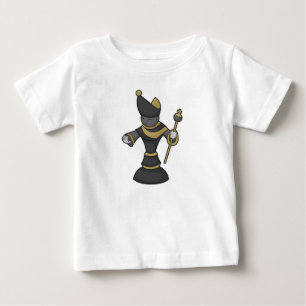 T-shirt Pour Bébé Évêque Échecs Équipe Échecs