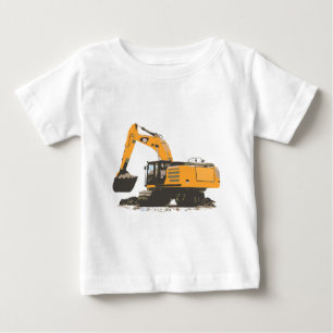T-shirt Pour Bébé Excavatrice énorme de saleté