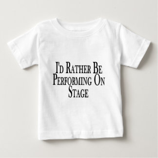 T-shirt Pour Bébé Exécutez plutôt sur l'étape