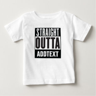 T-shirt Pour Bébé Extrémité droite ajoutez votre texte
