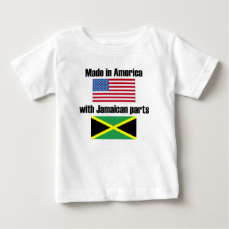 T-shirt Pour Bébé Fabriqué en Amérique avec les pièces jamaïcaines