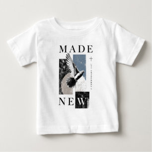 T-shirt Pour Bébé Fait Nouveau 2 Corinthiens 5:17 Baptême Dove Bruta