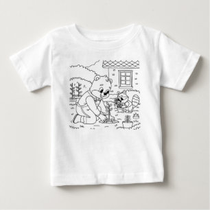 T-shirt Pour Bébé Famille d'ours et dessin animé de la maman Rabit