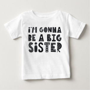 T-shirt Pour Bébé Femme: I'm gonna be a big sister