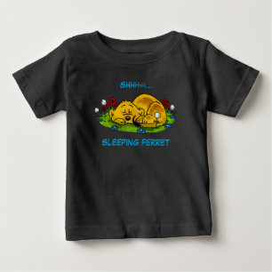 T-shirt Pour Bébé Ferald   Sac fourre-tout du furet dormant