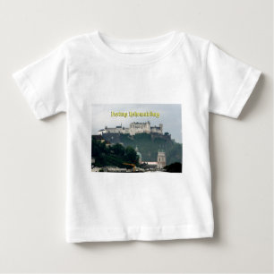 T-shirt Pour Bébé Festung Hohensalzburg, Salzbourg Autriche