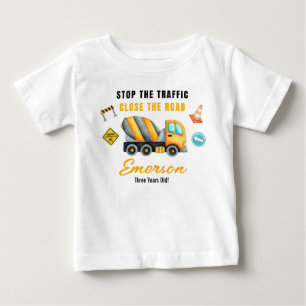 T-shirt Pour Bébé Fête d'anniversaire de la construction