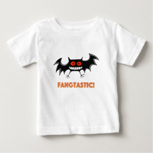 T-shirt Pour Bébé Fête d'Halloween Fangtastique Épouvantable