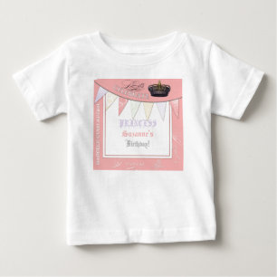 T-shirt Pour Bébé Fêter Royally Princess Anniversaire Fille