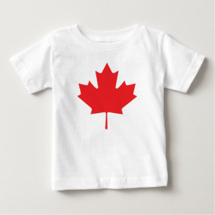 T-shirt Pour Bébé Feuille d'érable canadienne