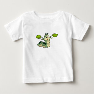 T-shirt Pour Bébé Feuilles Caterpillar