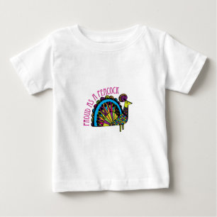 T-shirt Pour Bébé Fier comme paon