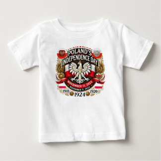 T-shirt Pour Bébé Fierté polonaise : Fête de l'Indépendance pour les