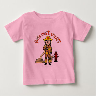 T-shirt Pour Bébé Fille pompier