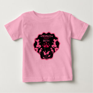 T-shirt Pour Bébé Fille Sirène Princesse