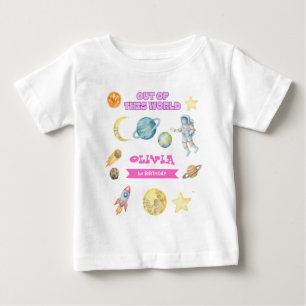 T-shirt Pour Bébé Filles de l'espace extra-atmosphérique