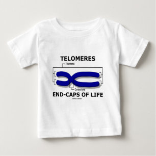 T-shirt Pour Bébé Fin-Casquettes de télomères de la vie (humour de