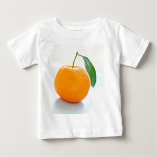 T-shirt Pour Bébé Fin orange de clémentine