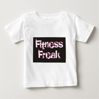 T-shirt Pour Bébé Fitness Freak - Noir & Rose