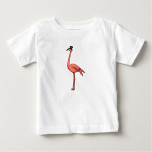 T-shirt Pour Bébé Flamant rose avec Casquette