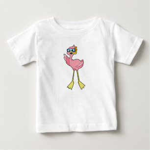 T-shirt Pour Bébé Flamingo