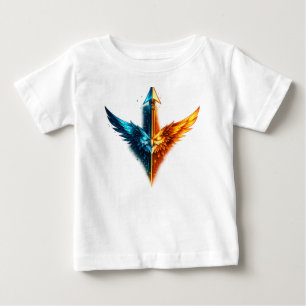 T-shirt Pour Bébé Flèche d'aigle – Conception de liberté et de force