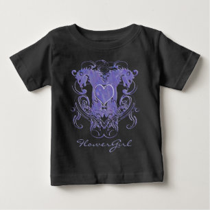 T-shirt Pour Bébé Fleur Mariage Renaissance Ruffle fille