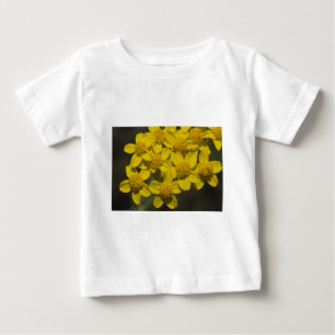 T-shirt Pour Bébé Fleur sauvage jaune