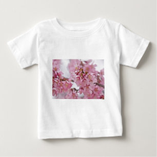 T-shirt Pour Bébé Fleurs de cerisier Sakura rose pâle