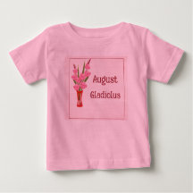 Fleurs de Gladiolus Art à l'aquarelle Fête d'anniv