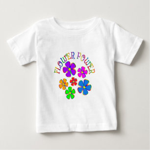 T-shirt Pour Bébé Fleurs de jeux d'énergie fleurie