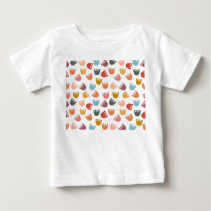 T-shirt Pour Bébé Fleurs mixtes Boho