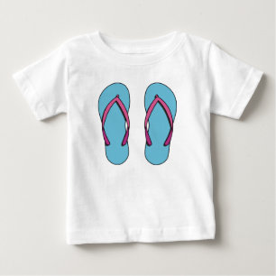 T-shirt Pour Bébé Flip Flops de plage