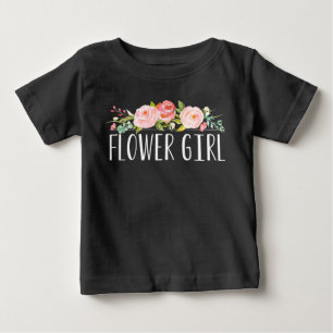 T-shirt Pour Bébé Flower Girl Baby Tee Bridesmaid