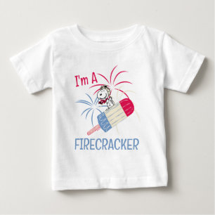 T-shirt Pour Bébé Flying Ace Snoopy on Ice Pop
