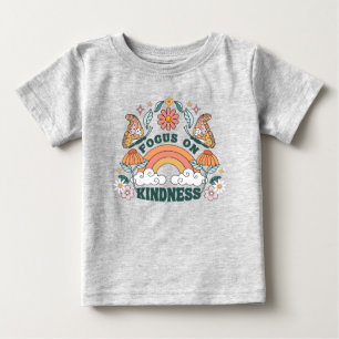 T-shirt Pour Bébé Focus sur la gentillesse graphique Super