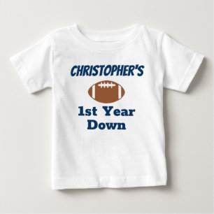 T-shirt Pour Bébé Football 1er anniversaire