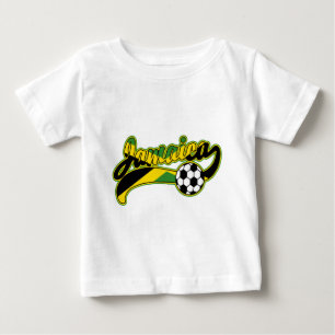 T-shirt Pour Bébé Football jamaïcain