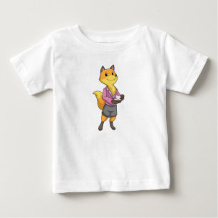 T-shirt Pour Bébé Fox comme secrétaire de la Coupe du café