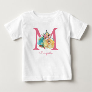 T-shirt Pour Bébé Fox Illustration Mother To Be of A Baby Girl