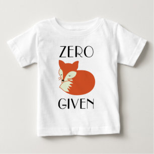 T-shirt Pour Bébé Fox zéro donné