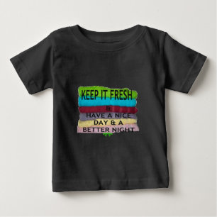 T-shirt Pour Bébé Fraîche et propre : éclat de couleur pour un nouve