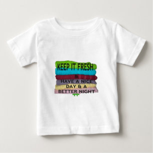 T-shirt Pour Bébé Fraîche et propre : éclat de couleur pour un nouve