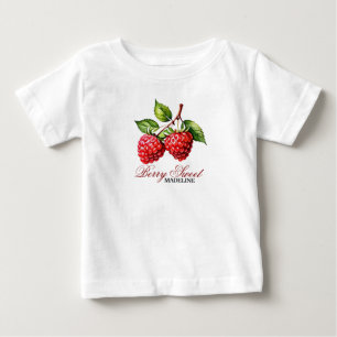 T-shirt Pour Bébé Fraise Premier anniversaire Berry Sweet Anniversai